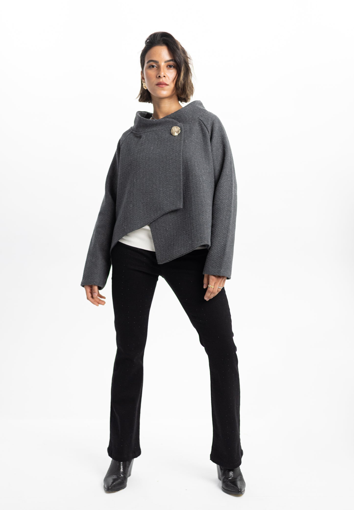 Grey Structured Jacket