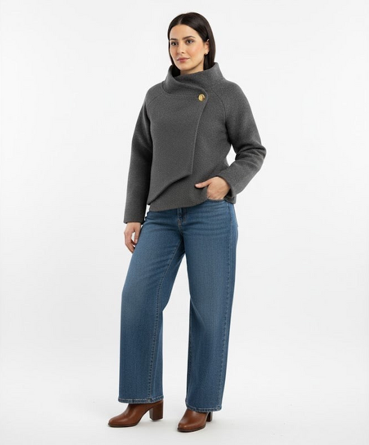 Grey Structured Jacket