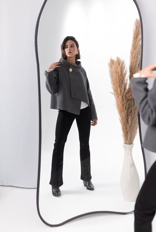 Grey Structured Jacket