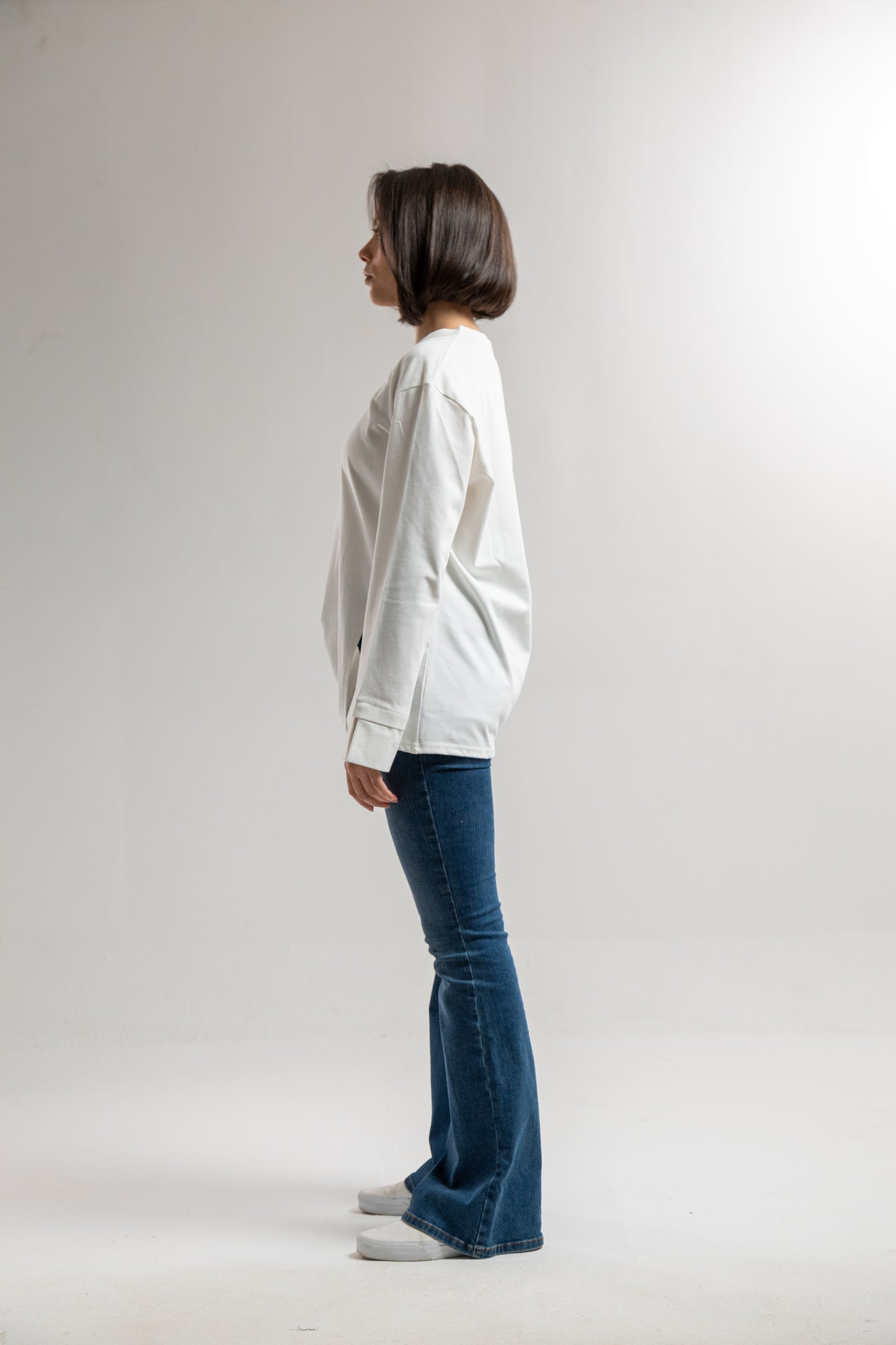 Cloud Cotton Slit Top