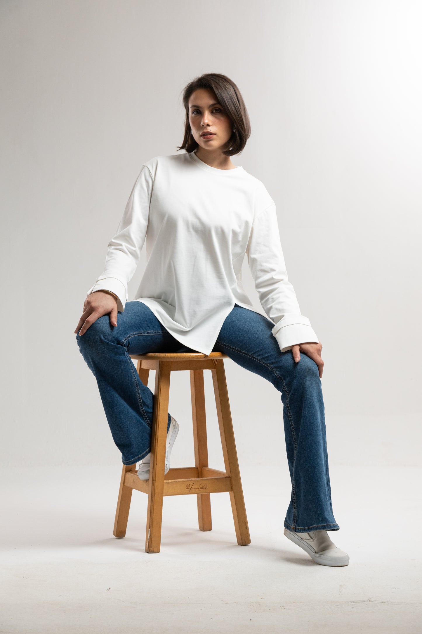 Cloud Cotton Slit Top