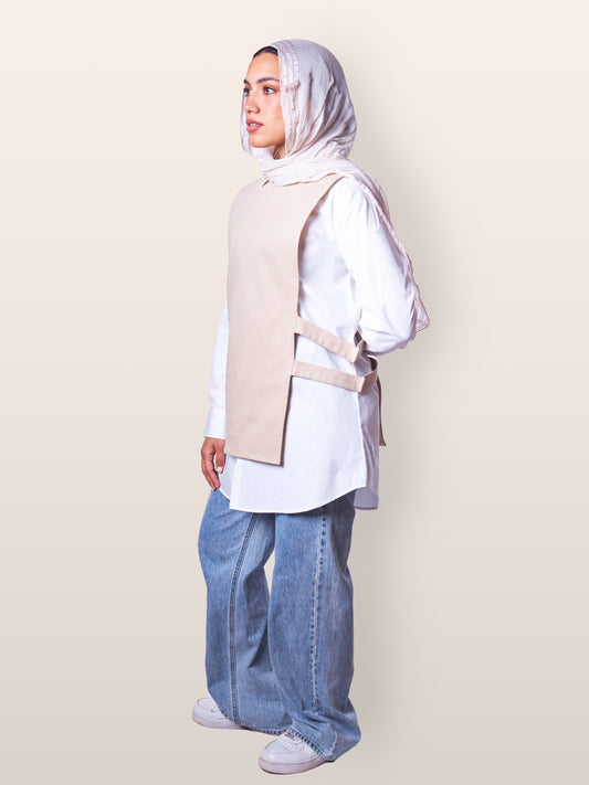 Sand Twill Vest